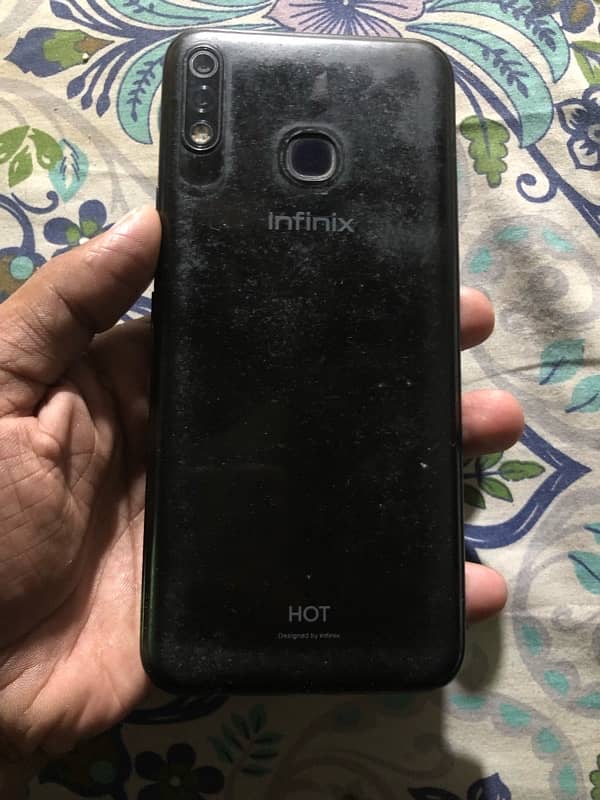 infinix hot 8 ram 2 memory 32 battery 5000 mah speaker ok box ha 1