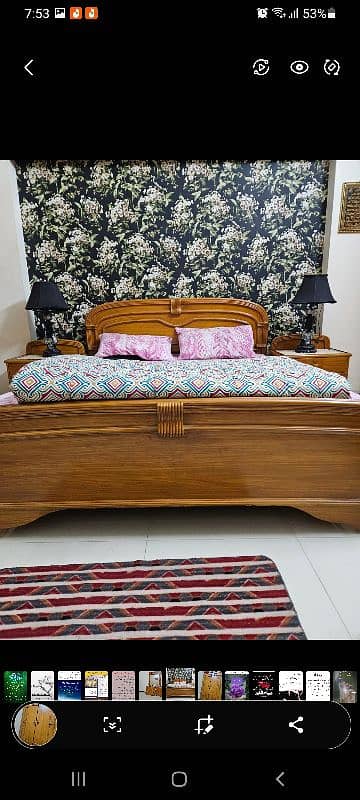 wooden bed set 2