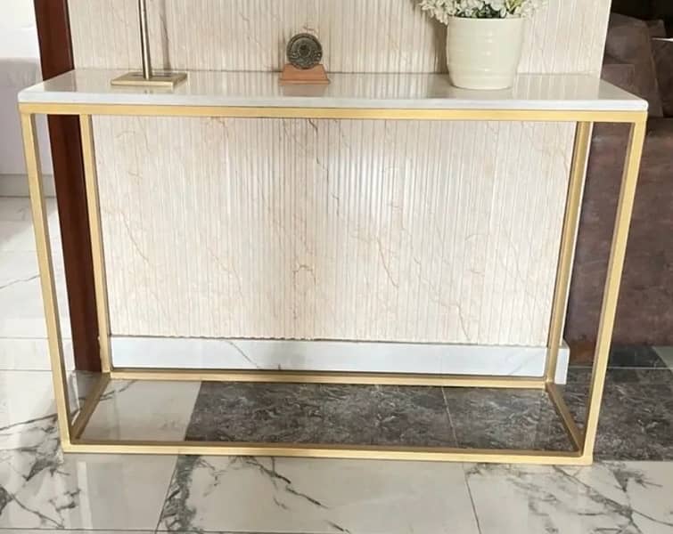 console with marble top 1