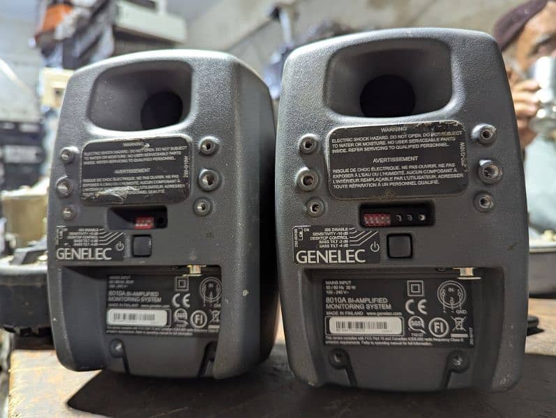 Genelec 8010A 3 inch Powered Studio Monitor Pair 1