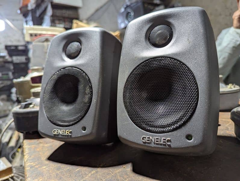 Genelec 8010A 3 inch Powered Studio Monitor Pair 2