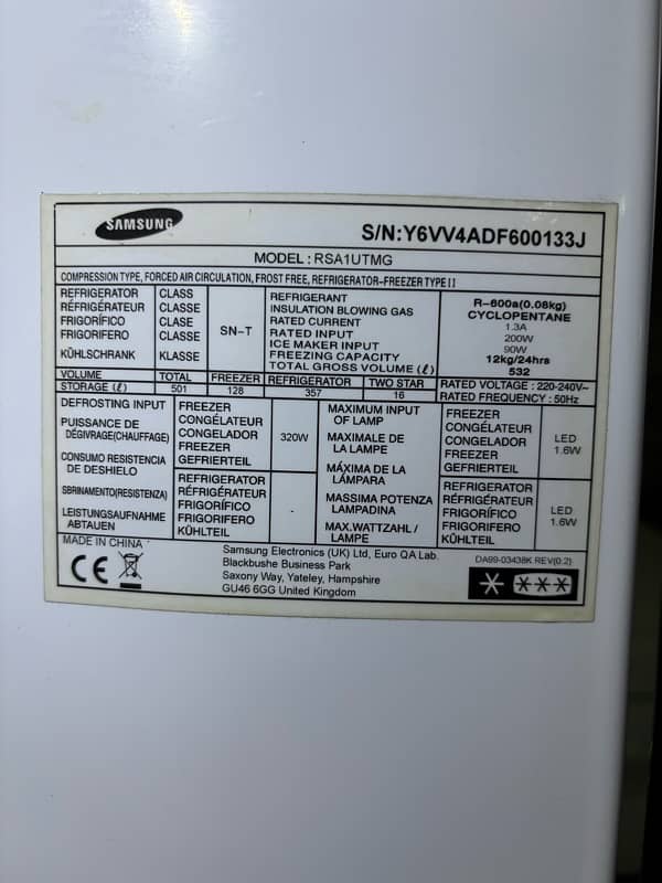 Samsung No frost 6