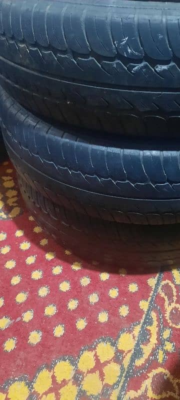 15 inch tyre urgent sale per tyre 3000 12