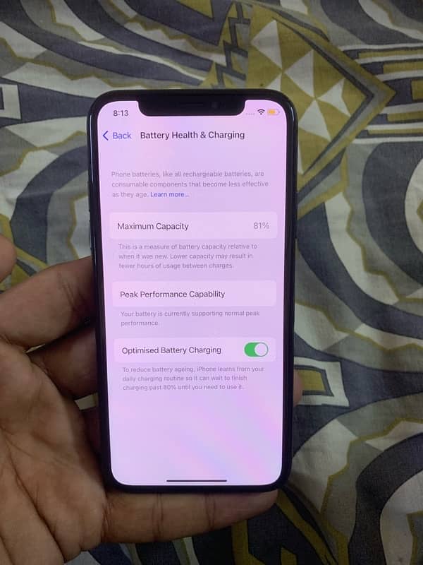 iPhone X 256Gb PTA APPROVED 5