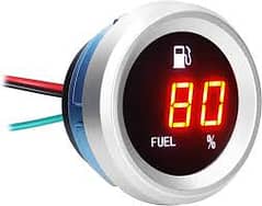 Universal Digital Fuel Level Gauge With LED Display For Car And Bike