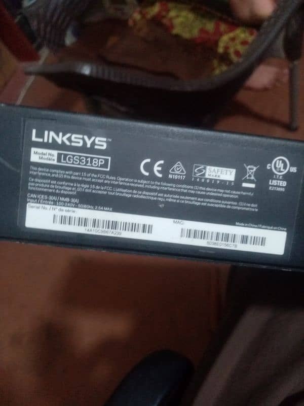 LINKSYS LGS318P 0