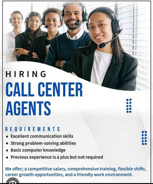 Call Centre job for girls and boys 0