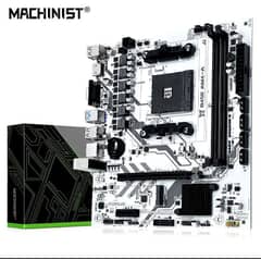 New White AM4 B450 gaming motherboard