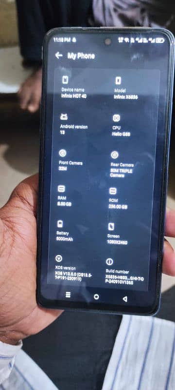 just 4 month use infinix hot 40 1