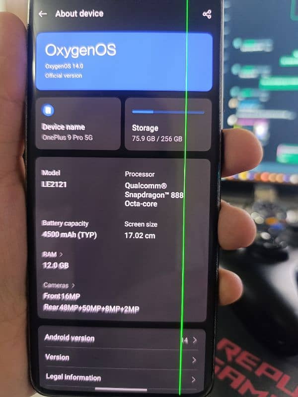 OnePlus 9 Pro, 256/12, Dual Sim 4