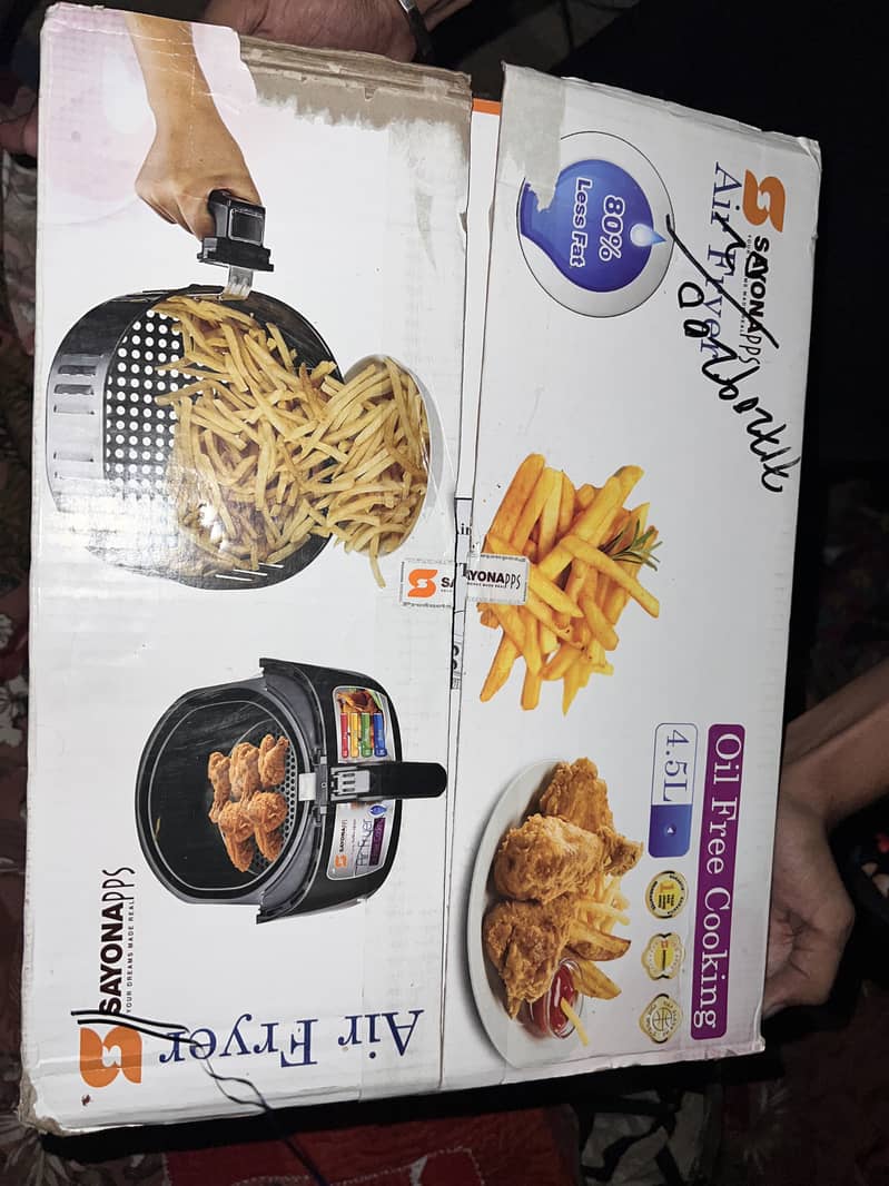 Sayona air fryer totally new, unused fully packed. 10/10 4