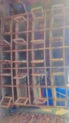 20 portion heavy wooden cage for sale