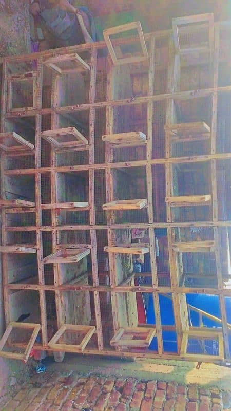 20 portion heavy wooden cage for sale 0