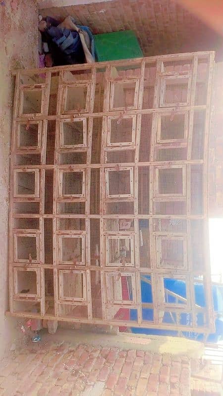 20 portion heavy wooden cage for sale 1