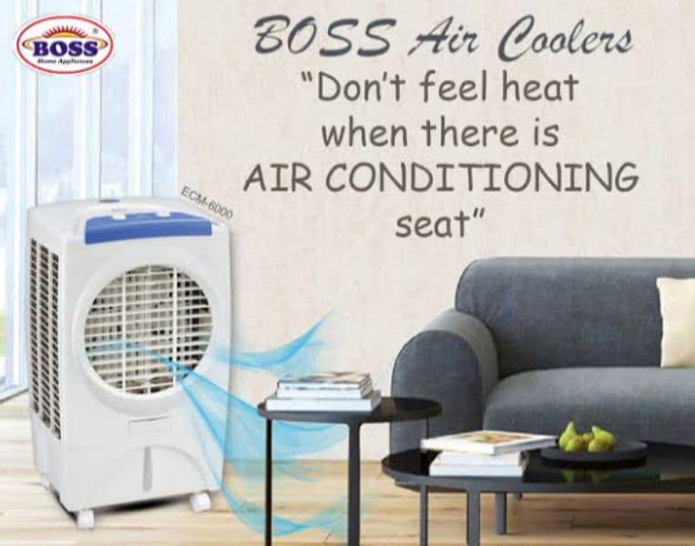 BOSS Kohinoor Evaporative air cooler Model 6000 icebox 0