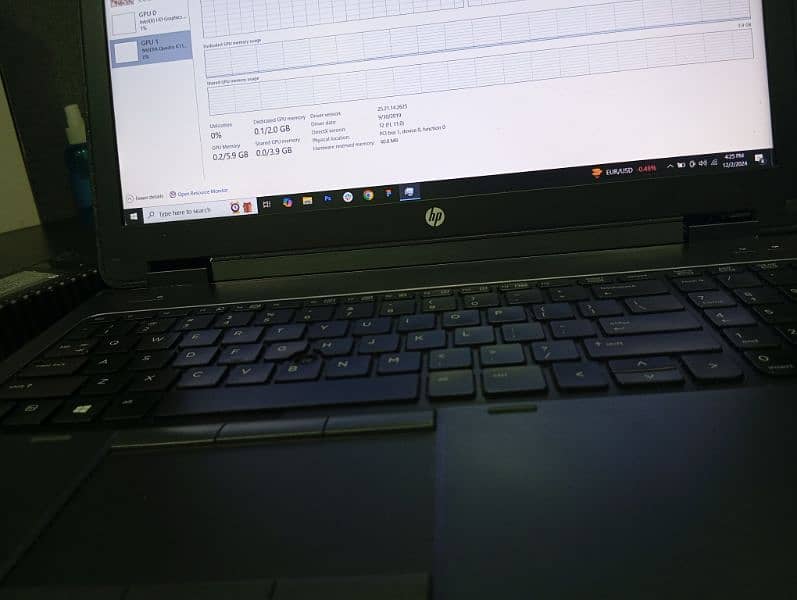 HP zbook 15 0