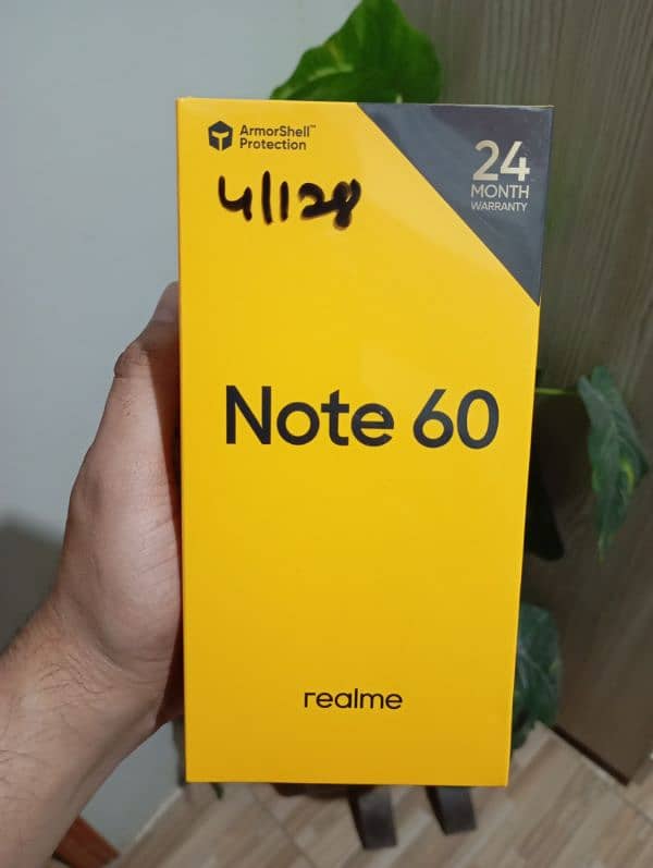 Realme Note 60 box packed 4/128 non active 100% 0