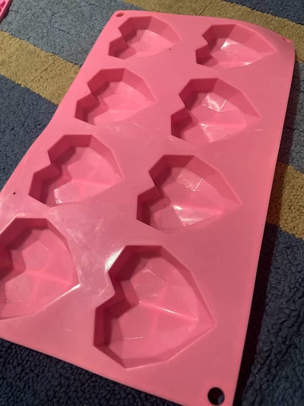 3D mini heart shape silicone mould 1