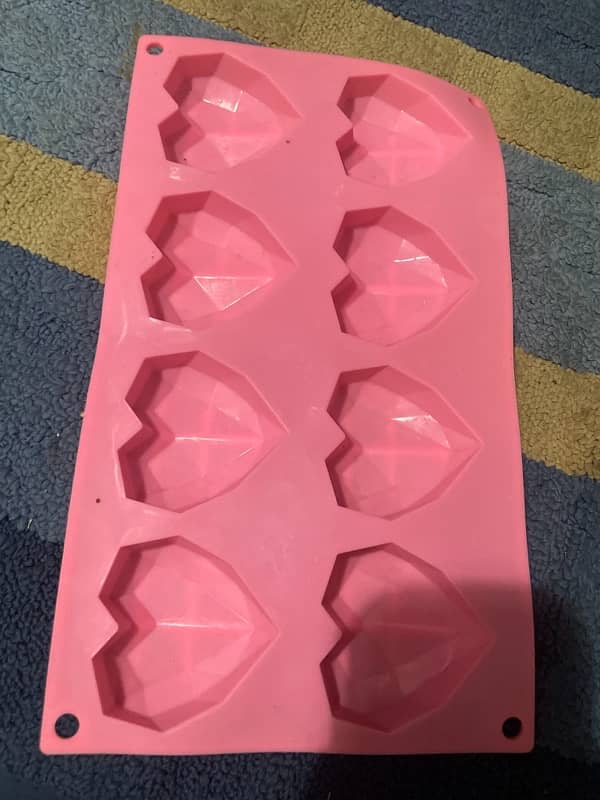 3D mini heart shape silicone mould 2