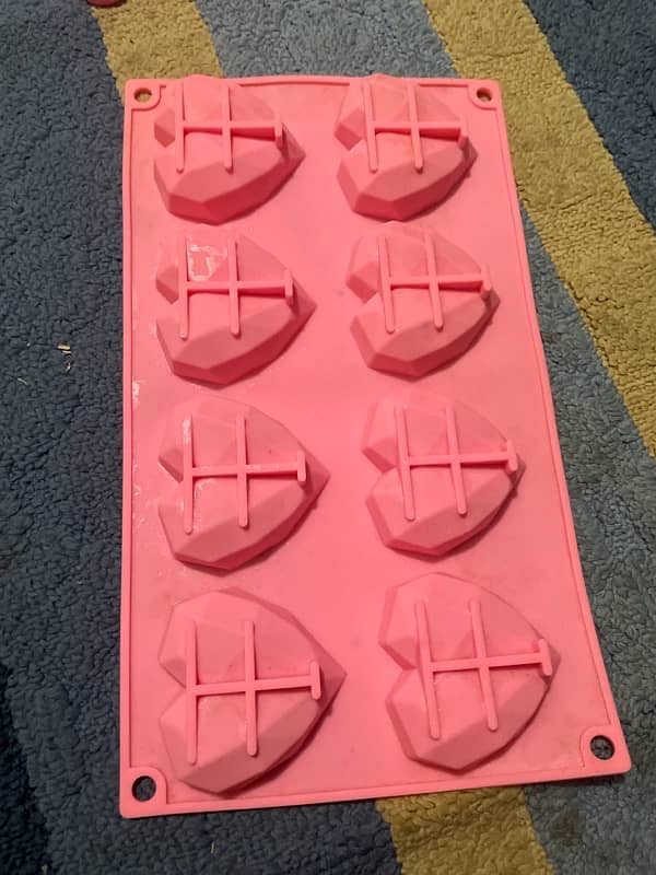 3D mini heart shape silicone mould 3