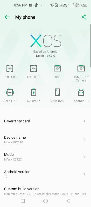 infinix hot 10 4/128 1