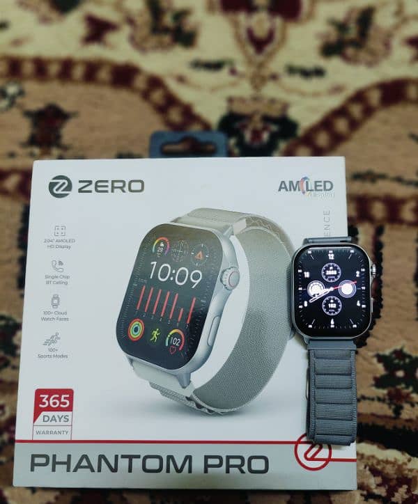 Zero Phantom Pro Smart watch,, Always on display 1 year warranty 0