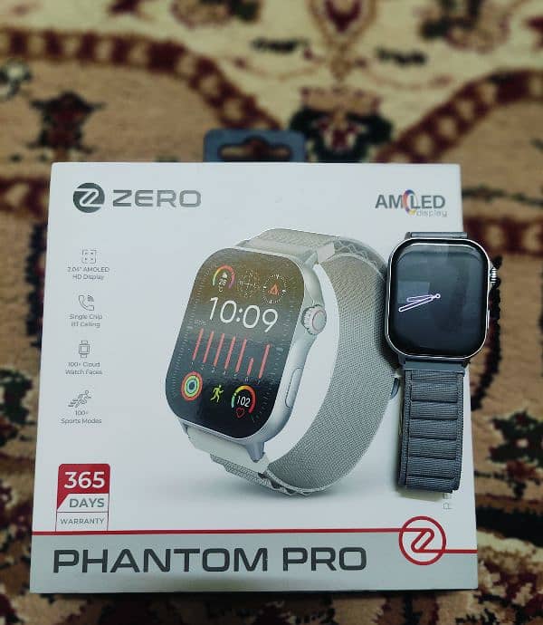 Zero Phantom Pro Smart watch,, Always on display 1 year warranty 1