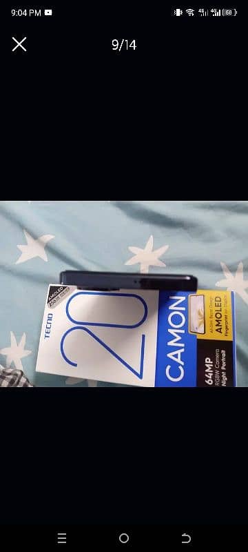 Tecno Camon 20 8gb 256gb complete box 3