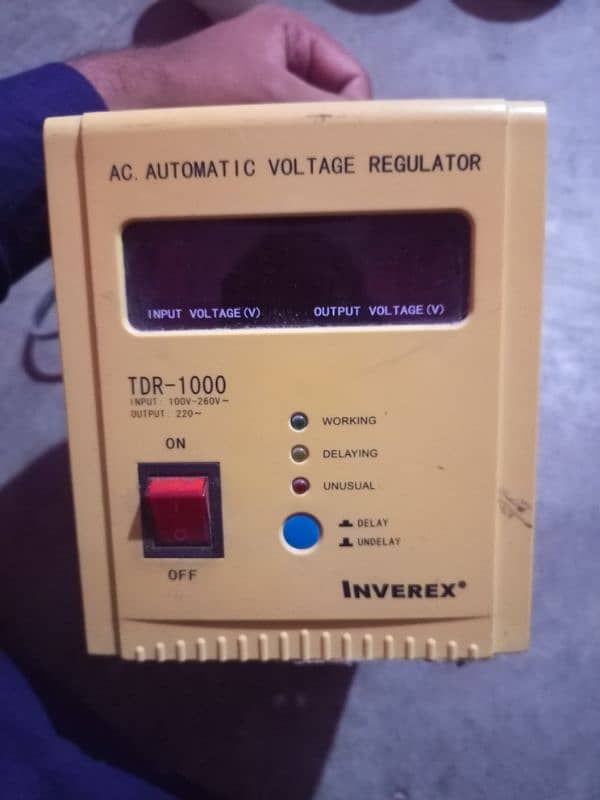 INVERVEREX AUTOMATIC VOLTAGE REGULATOR 0