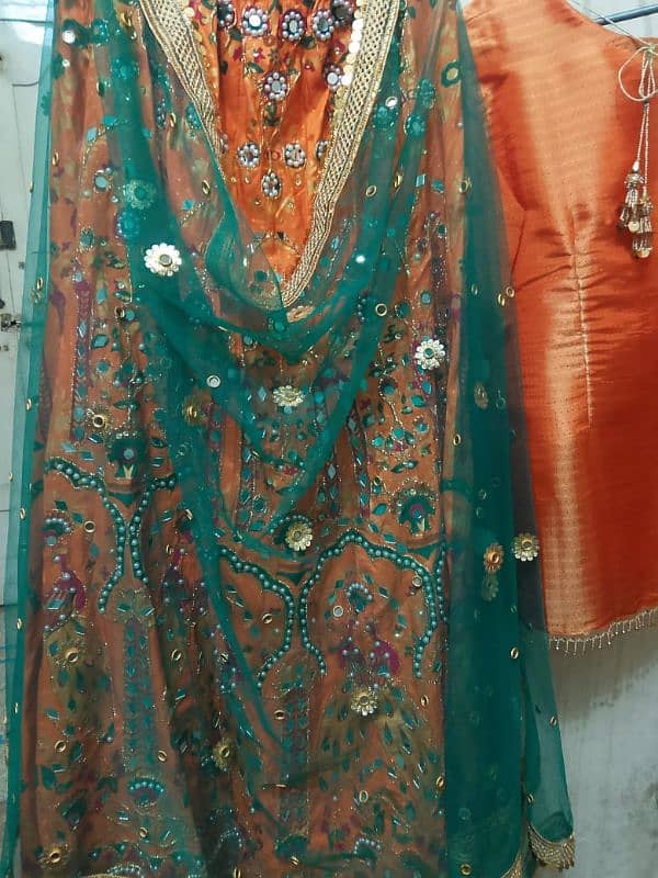 almost new mehandi / mayon / ubtan / party wear / bridal lehanga 0