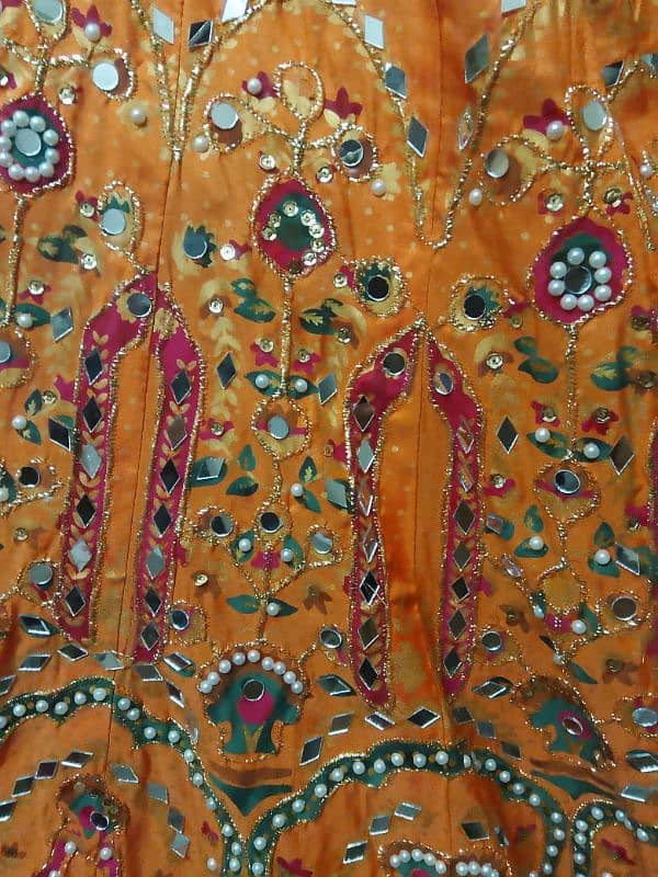 almost new mehandi / mayon / ubtan / party wear / bridal lehanga 1