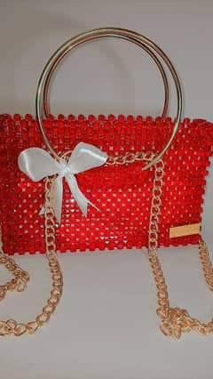 Red acrylic Crystal premium quality bag