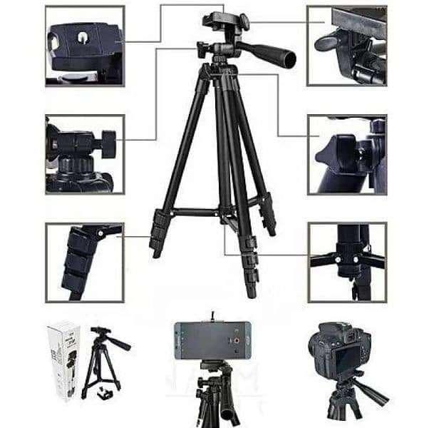 3120 Tripod Stand 42 Inches with free mobile holder 3