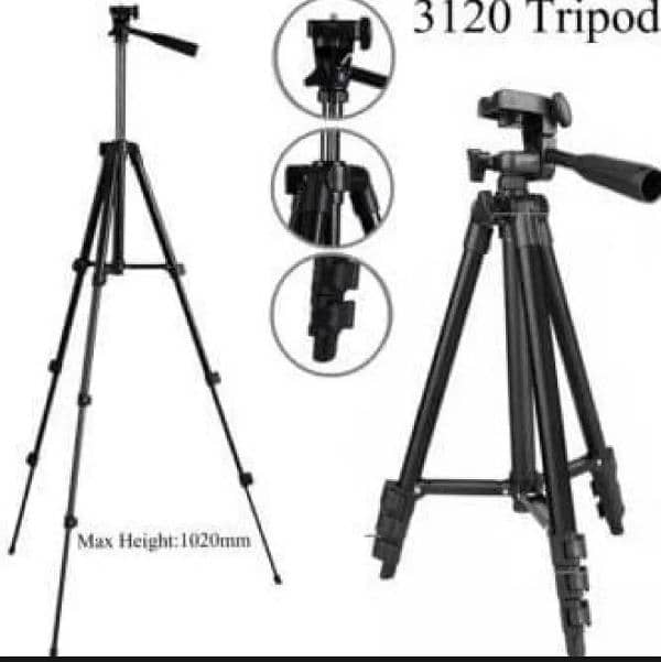 3120 Tripod Stand 42 Inches with free mobile holder 4