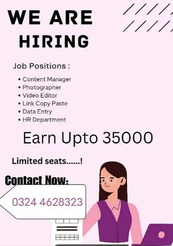 online jobs/full time/part time/simple typing jobs for boys and girls 0