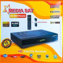 Media Sat 4030 full HD 265h Digital Receiver 14 month Forever Company