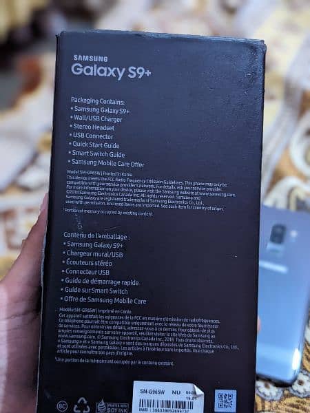 samsung s9 plus box pack non pta 10/10 1