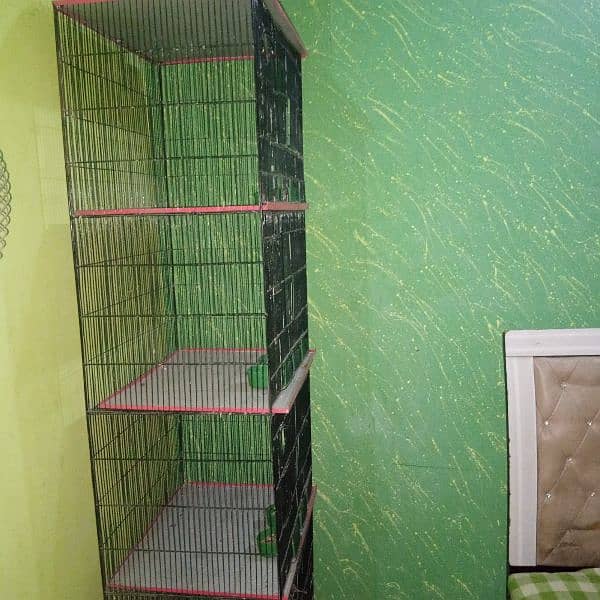 4 portion cage for conures or ringneck 2