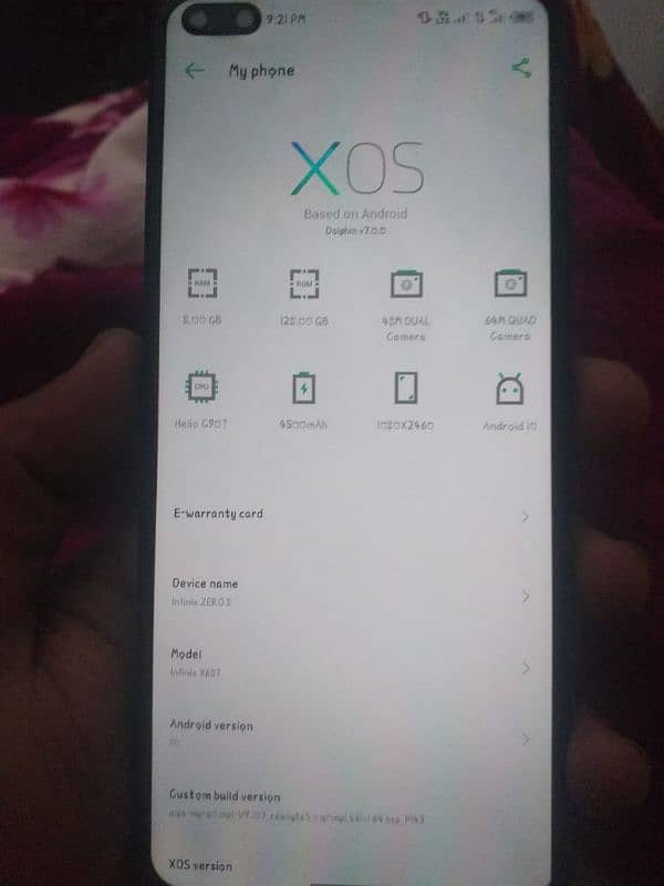 Infinix Zero 8 ,,8,128 2