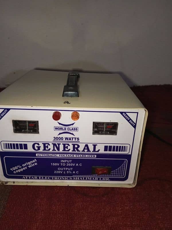 3000 watts General STABILIZER 0