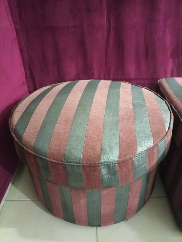 2pc sofa seats , striped design 1