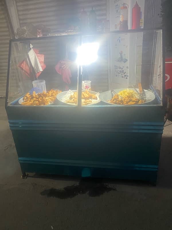 burger shawarma fries bariyani and fast food counters for sale 0