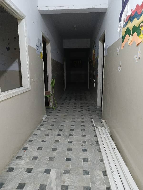 Mian road of North nazimabad Block A corner house Ideal for schools hospitals and others 9