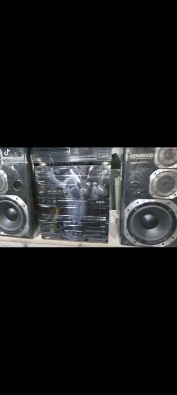 japanese studio amplifier plus 2 speakers  plus hadapter 031631190224 0