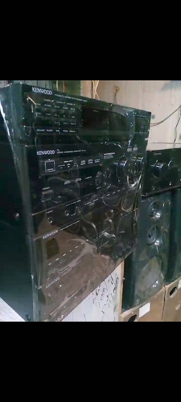 japanese studio amplifier plus 2 speakers  plus hadapter 031631190224 1