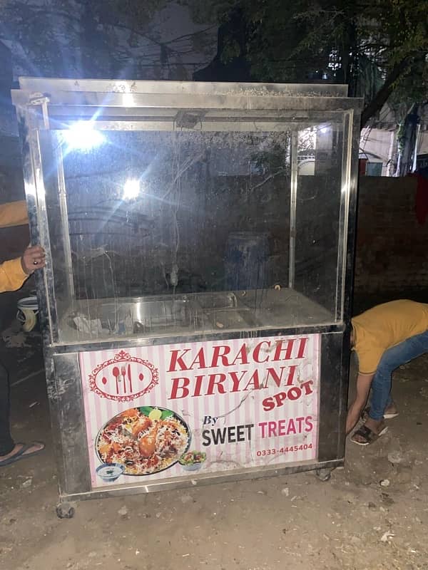 burger shawarma fries bariyani and fast food counters for sale 2