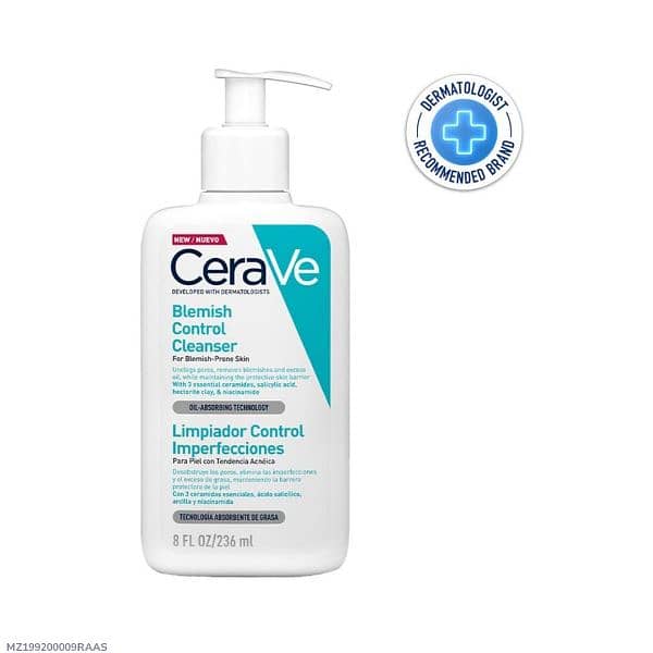 Cera. Ve Blemish control cleanser with facial cleaner 0