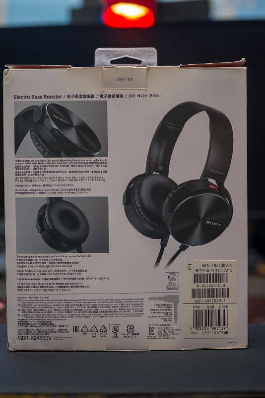 Sony Extra Bass studio headphones 100% Original 1