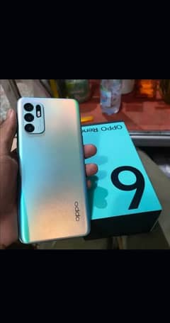 oppo Reno 6 ram4 memory 128 fresh condition