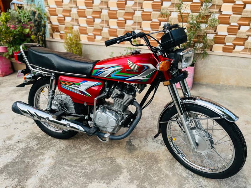 Honda cg125 2023 model mzd nmbr 2